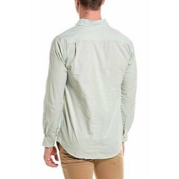 NEW VELVET BY GRAHAM & SPENCER long sleeved brooks shirt in green - Picture 2 of 2